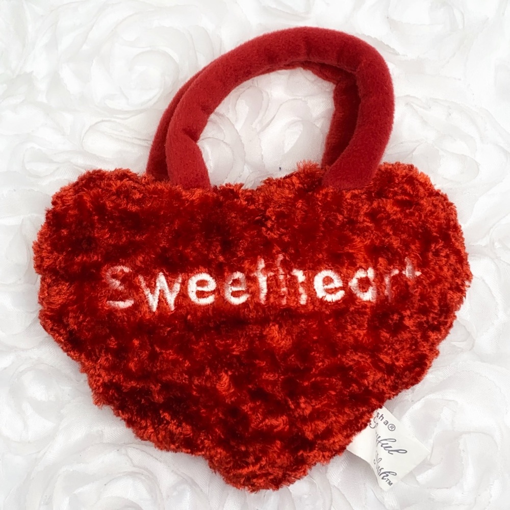 ♥️🌹❤️‍🔥Playful Plush - Mini Heart Plush bag.